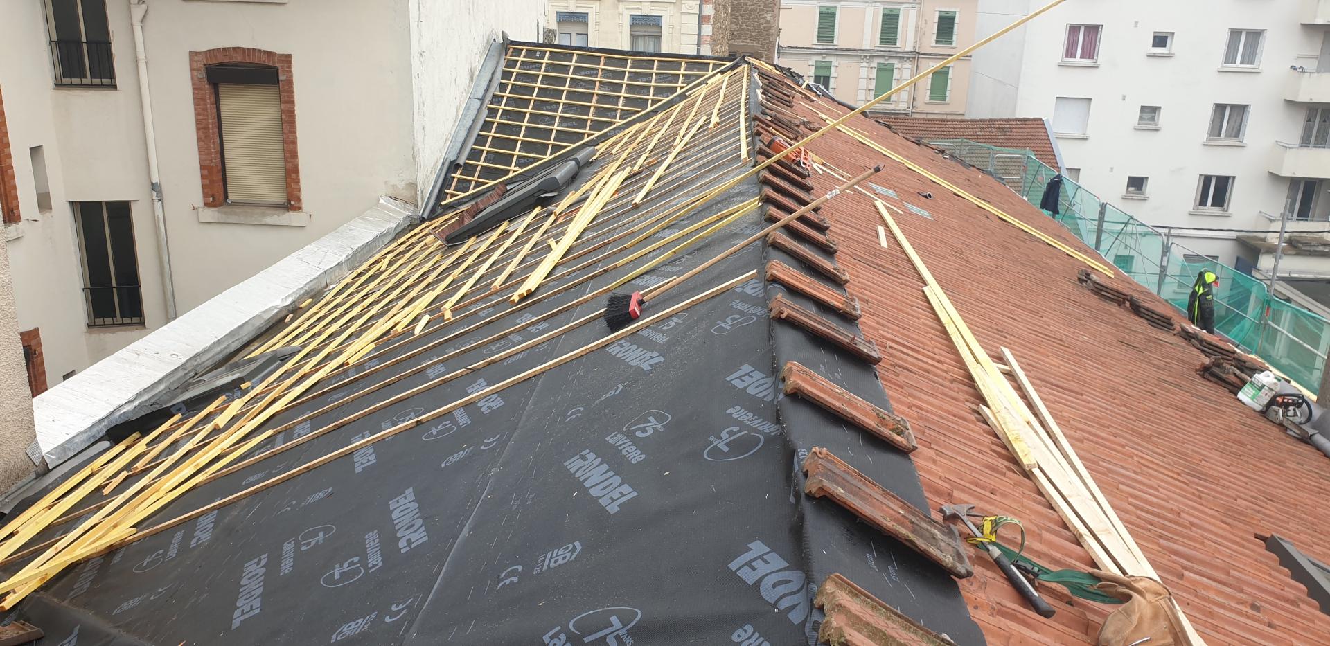Rénovation de tuiles Montélimar